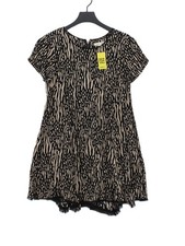 Silence + Noise A-Line Midi Dress S in Black