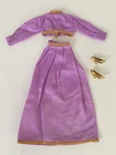 Vintage Barbie Clone Mego Maddie Mod 2705 Popcorn Outfit Purple & Gold Version