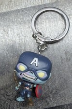 Funko Pocket POP Marvel Zombie Capitán América What If Llavero de Bolsillo  
