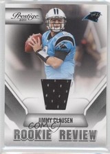 2011 Panini Prestige Rookie Review Materials Jimmy Clausen #23 0a1
