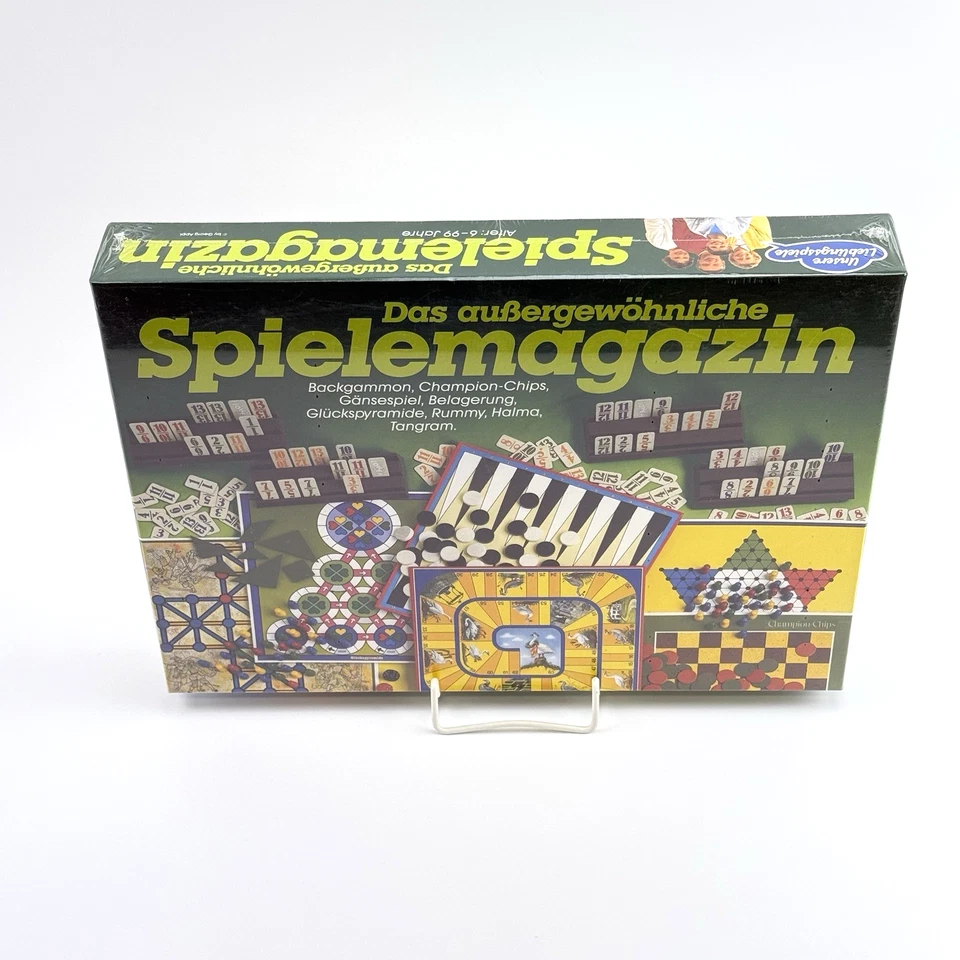 Das außergewöhnliche Spielemagazin | 8Spiele Klassiker | Rummy Halma Backgam NEU - Bild 2 von 4