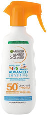 Ambre Solaire Advanced Sensitive Kids Ceramide Protect Spray Gachette Protettivo
