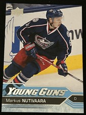 2016-17 Upper Deck Young Guns Rookie YG MARKUS NUTIVAARA