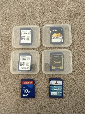 LOT Of Kingston 1GB 2GB Flash SD Memory Card Dual Module RX790 0RX790 CN-RX790