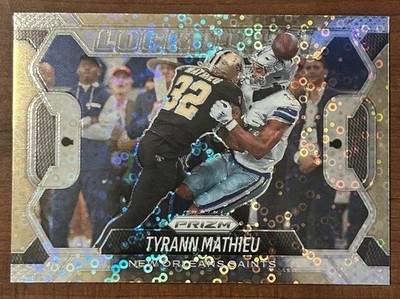 2025 Panini Prizm - Lockdown! Tyrann Mathieu #2 No Huddle Prizm Saints
