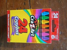 Cra-Z-Art 24ct Crayons Pack, Perfect Back to School Essential, Art Supplies for
