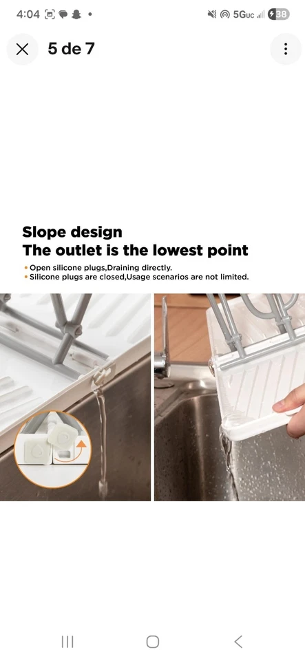 Escurridor de biberones Plegable para bebés Articulos Cosas Recien Nacidos Foto 3 de 3