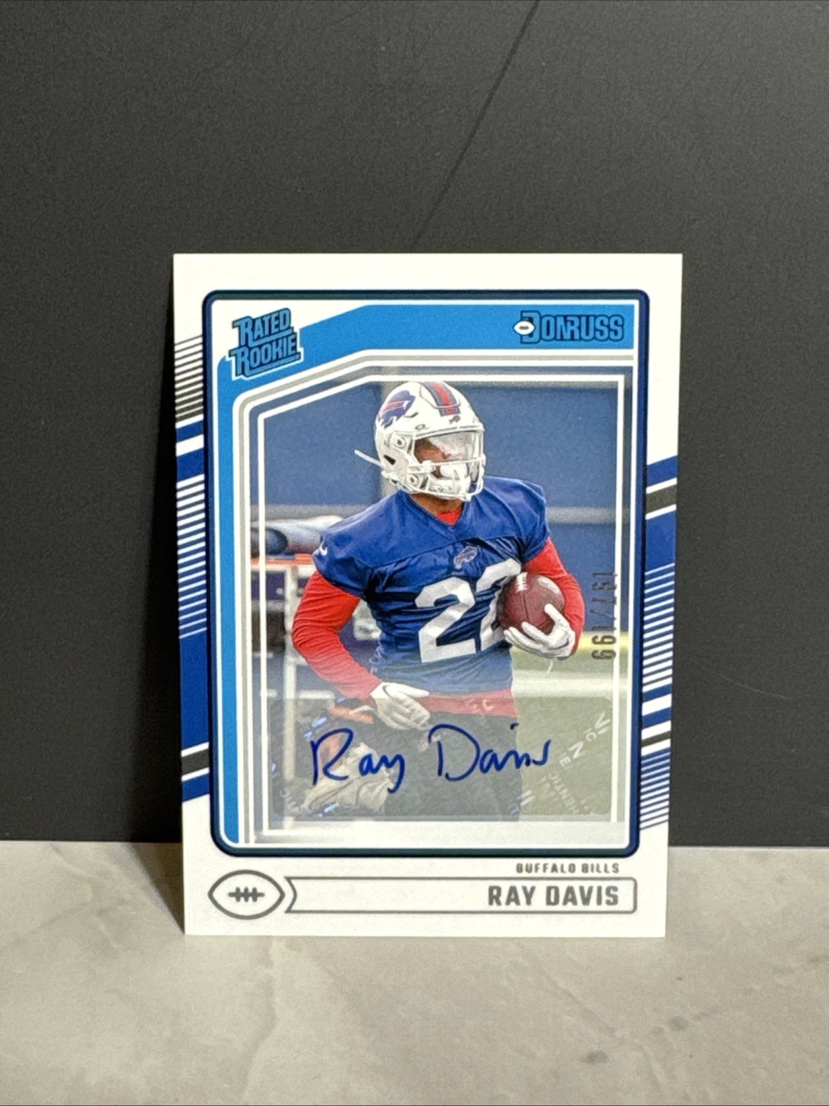 2024 Panini Donruss - Rated Rookie Ray Davis #316 Autographs /199 (AU, RC)