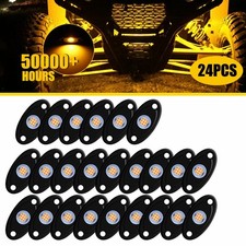 4-24 Pods Led Rock Lights For Jeep Offroad Boat Truck Utv Atv Underbody Lamp Usa