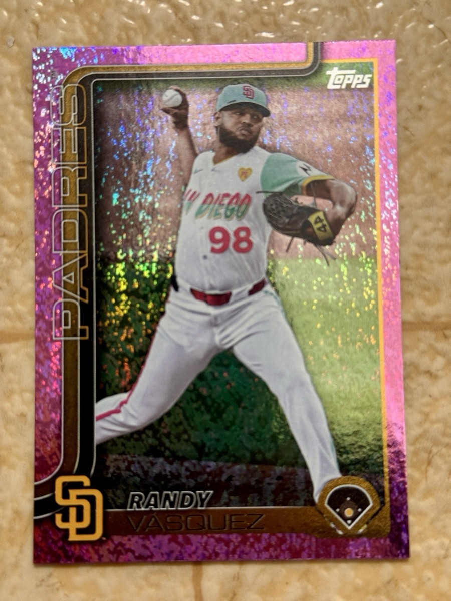 2025 Topps Series 2 - Randy Vasquez #456 Pink Holo Foil - SAN