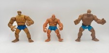 LOT OF 3 Marvel THE THING Figures Fantastic Four Toy Biz 