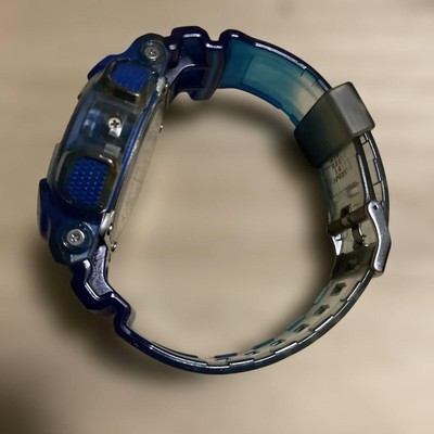G-Shock GAX-100MSA G-LIDE Blue Skeleton Rare Digital Analog Watch