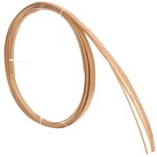 4Rolls Flat Rattan Strips for Rustic Wedding Decor and Basket Making Supplies