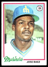 Jose Baez 1978 Topps #311 Seattle Mariners MLB READ FREE SHIPPING AutographDen