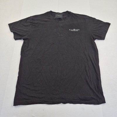 JOHN RICHMOND T-Shirt XL Blank Mens Cotton Blend Graphic Print Logo