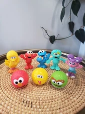 Neighborhood Friends Sesame Street Poseable Figures Cookie Monster Elmo & More 