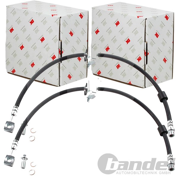 2X Nk BremsschlÄUche Hinten Links+Rechts Passend FüR Chevrolet Cruze Orlando-image