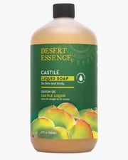 Desert Essence Castile Liquid Soap with Tea Tree Oil 32 oz Liquid