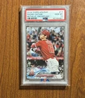 2018 Topps Holiday #HMW17 Shohei Ohtani Metallic Snowflake Rookie PSA 10 GEM MT