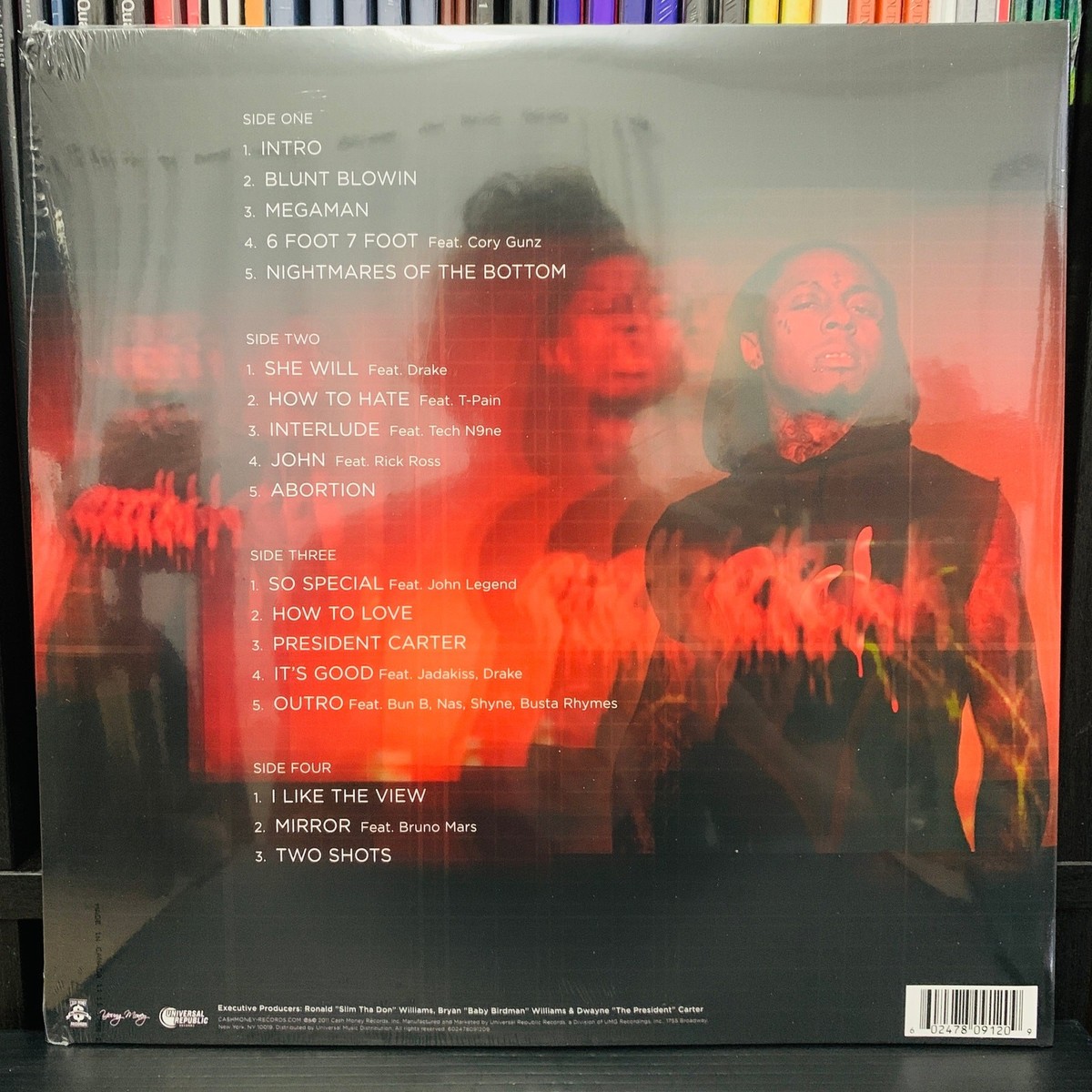 Lil Wayne – Tha Carter IV Red Gown Cover Vinyl LP New Sealed