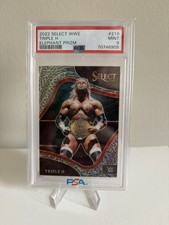 2022 Panini Select WWE Elephant Triple Prizm H PSA 9