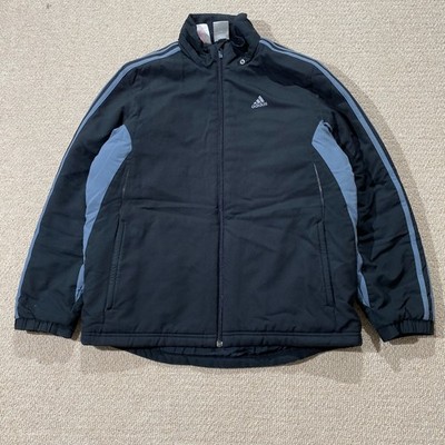 Adidas Steppjacke Jungen 13-14 Jahre Large schwarz Steppmantel