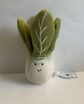Jellycat Vivacious Vegetable Bok Choy Plush, NWT **See Paper Tag Pics**