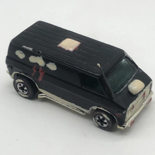 Hot Wheels Redline Chevrolet Super Van Redline 1974 Black Hong Kong