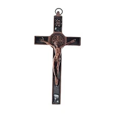 MTYIQS 19.5x9.5cm Crucifix Wall Cross Catholic Saint Cross Jesus Christ 