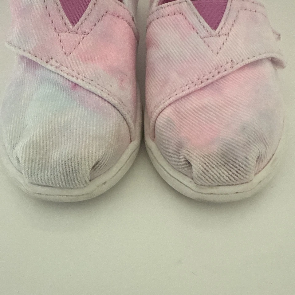 Toms Niñas Pequeñas Talla 8T Rosa Tie Dye (ver Descripción) Foto 2 de 4