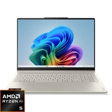 Lenovo - Yoga 7a 2-in-1 16" 2K LCD Touchscreen Laptop - AMD Ryzen AI 5 430 20...
