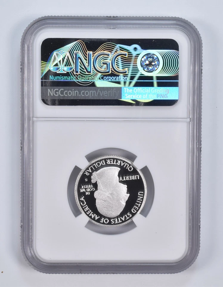 2012-S Silver PF69 ANT Chaco Quarter Limited Edition NGC *5892 - Image 2 of 4