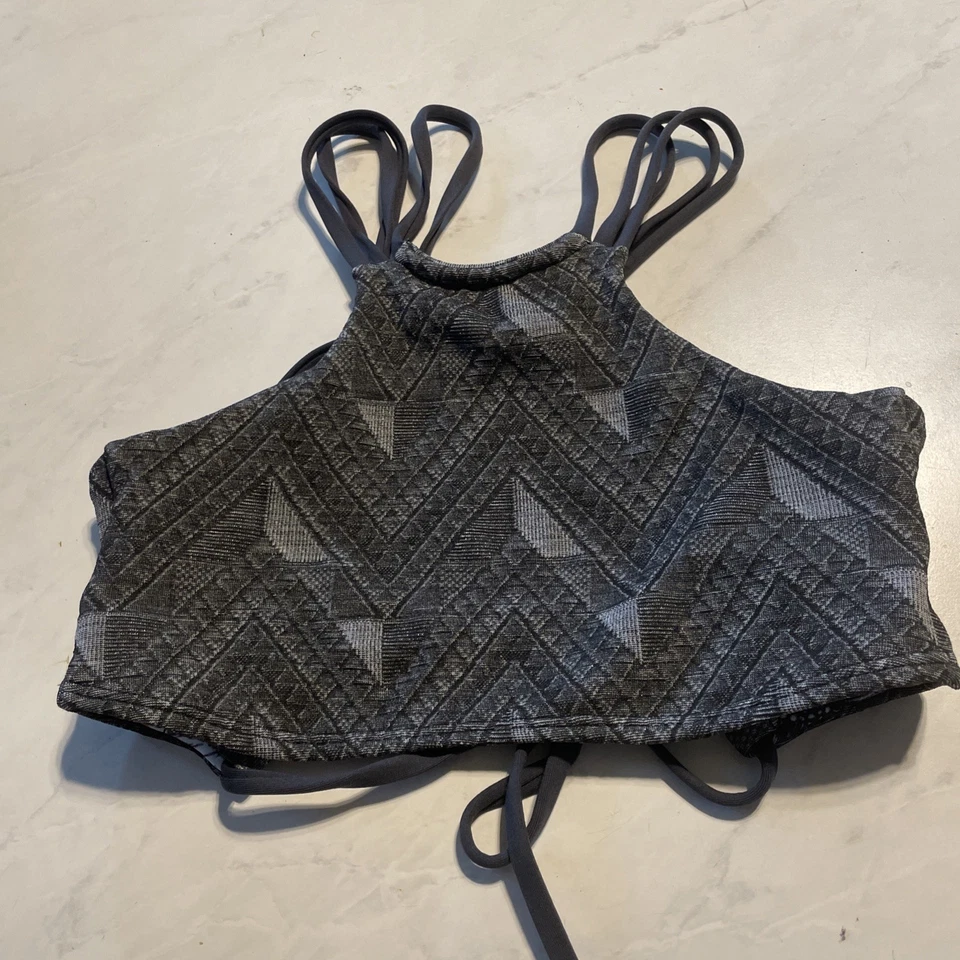 Traje de baño Maaji Top para mujer mediano reversible floral con tiras Foto 4 de 4