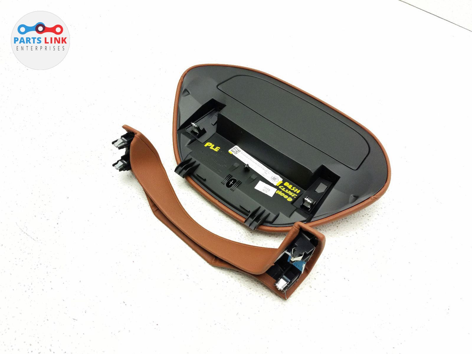 2017-20 MASERATI LEVANTE DASH CLUSTER HOOD TRIM VISOR COLUMN COVER TAN SET M161