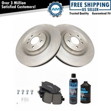Brake Pads & Rotors Kit Fits 2019-2020 Audi A8 Quattro 2019 e-tron 2017-20 Q7 Q8