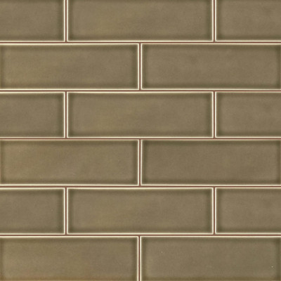 Handcrafted Taupe 4x12 Glazed Ceramic Subway Tile for Backsplash & Walls