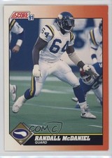 1991 Score Randall McDaniel #375 HOF 0ka4