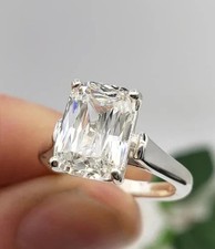 Luxury 5.00 Ct Cushion Lab Grown Diamond Ring...