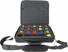 Pool Ball Carrying Case,Hard Billiard Ball Case Cue Ball Holder for One Set of B