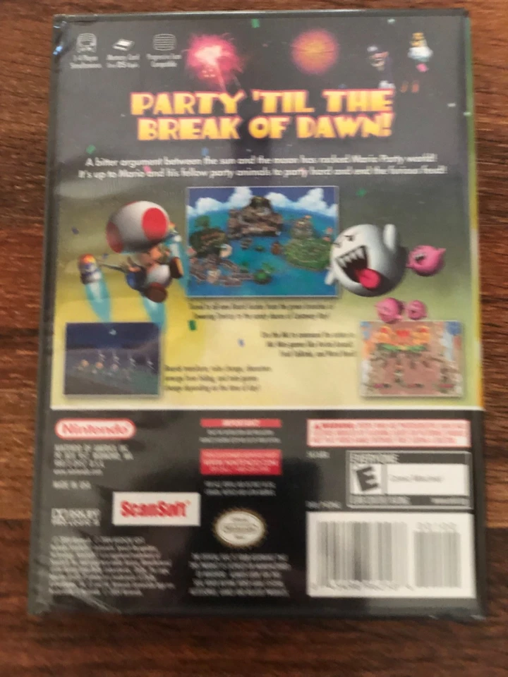 New Factory Sealed Mario Party 6 Game  (Nintendo GameCube, 2004) RARE - Image 3 of 4