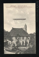 ZEPPELIN POSTKARTE HANSA GÖTTINGEN BOTANISCHER GARTEN 1912 (974805)