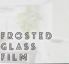 Frosted Glass Film Office Bedroom Bathroom Home Window Tint - Static Cling Back