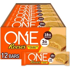 12 Pack- ONE Protein Bars Reese's Peanut Butter Lovers Gluten Free 2.12oz each