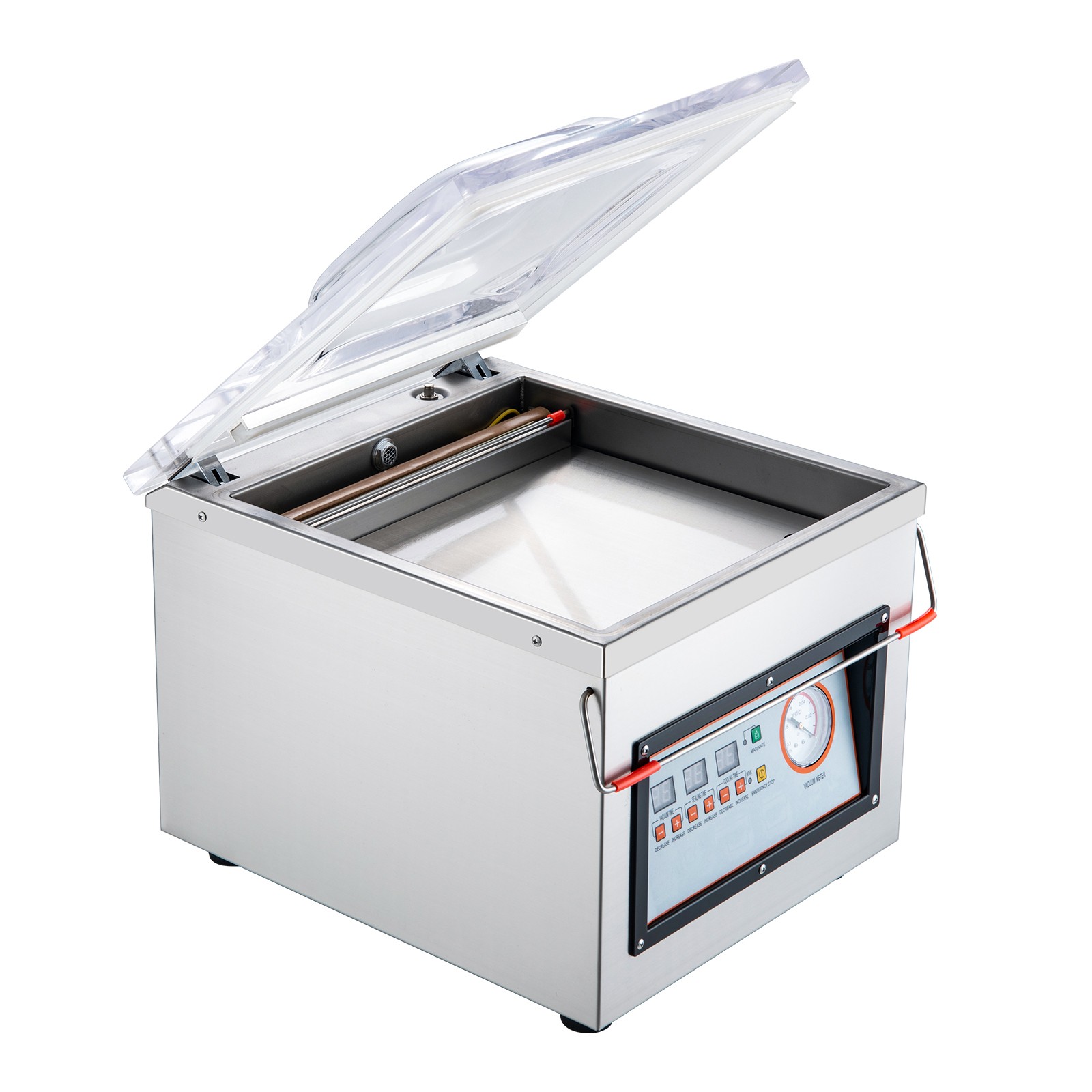 Appareil emballage sous vide 320W robuste en acier brossé de grande taille