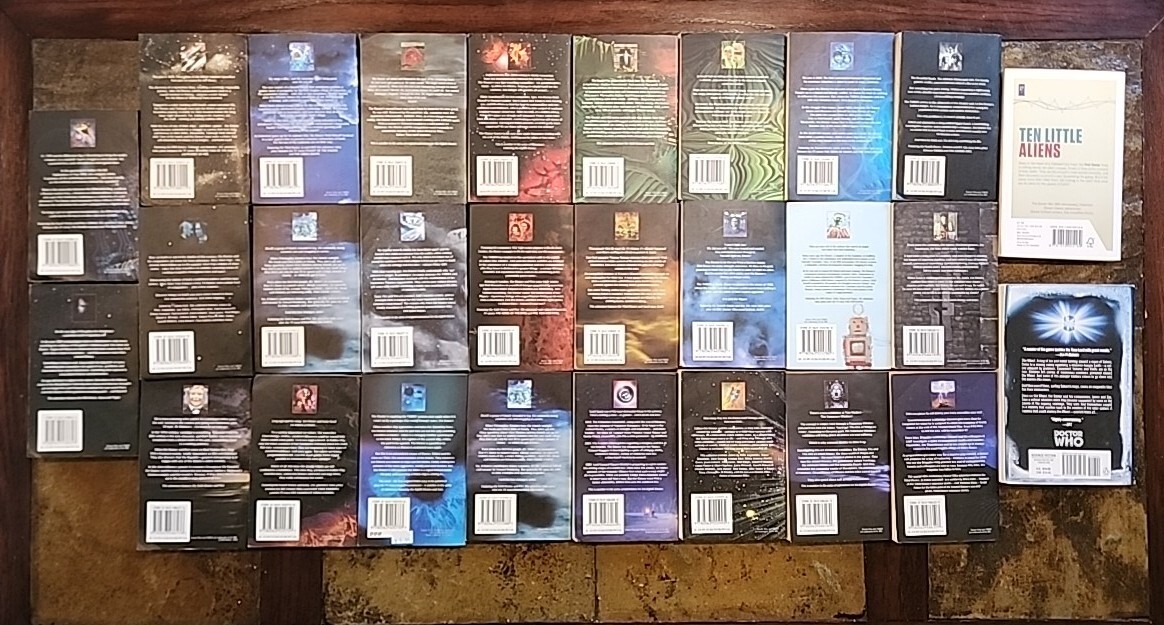 Lot of 28 Doctor Who Books Paperback Vintage BBC Books Out