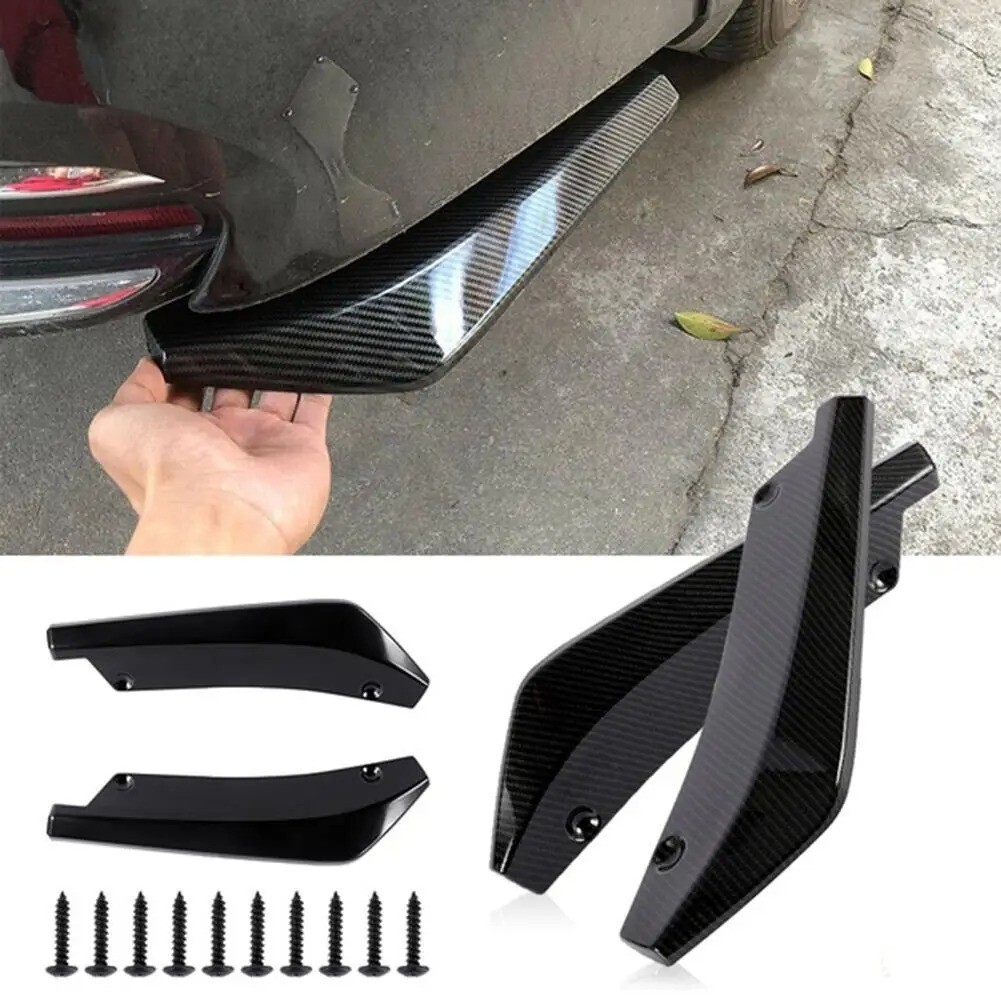 1&1 - Striscia Paraurti Anteriore e Posteriore Universale per Auto, Colore Nero... - Miniatura 2