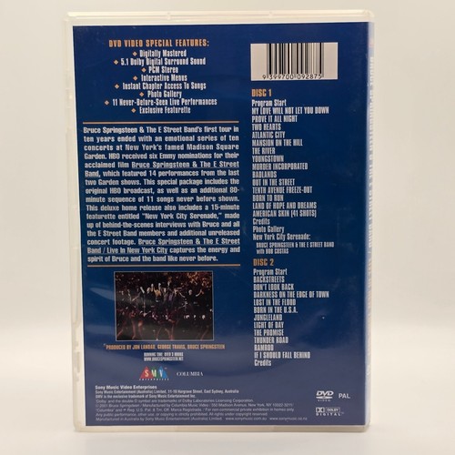 Bruce Springsteen DVD collection, 11 Disc set, R4, PAL, Music DVD, E Street Band - Picture 12 of 21
