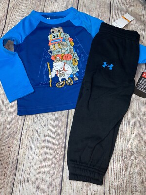 Under Armour Baby Boys Yeti Hiker Long Sleeve Outfit Set NEW