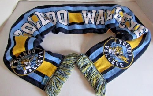 Toledo Walleye Finatics Scarf/ Our Fish Our Fight/ Promo