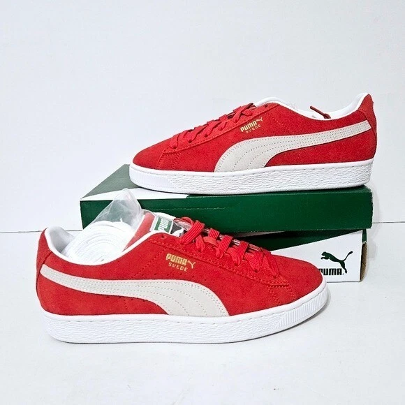 Puma scamosciato classico XXL rosso uomo taglia 7 5